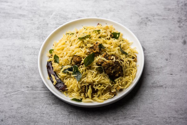 Ghee Roast Goat Pulav
