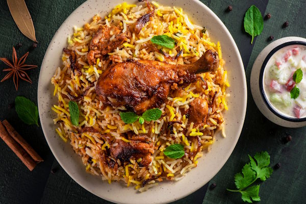 Chicken Fry Piece Pulav (Bone-in)