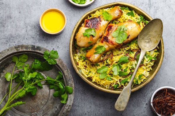 Pachi Mirchi Chicken Pulav